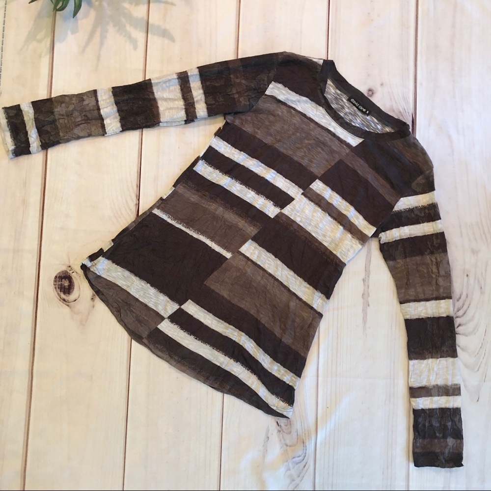 David Cline Stripe T Shirt NWT Size Small